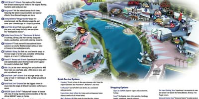Universal Orlando citywalk hartă
