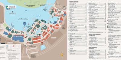Harta Disney springs