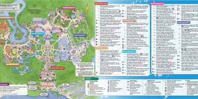 Disney World, Orlando arată hartă